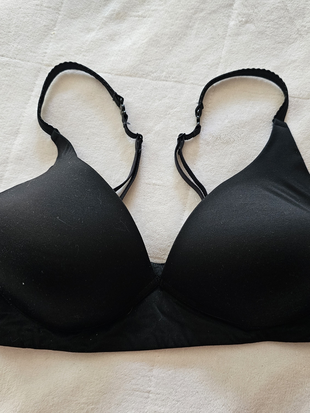 Gilligan & O'Malley Black Seamless T-Shirt Bra